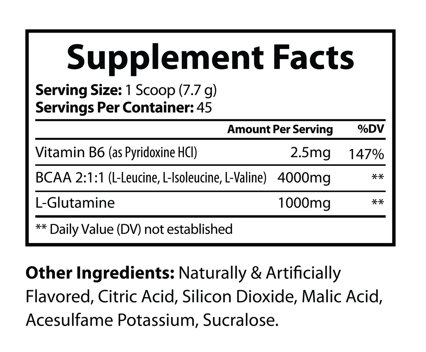 BCAA Blast (Fruit Punch)