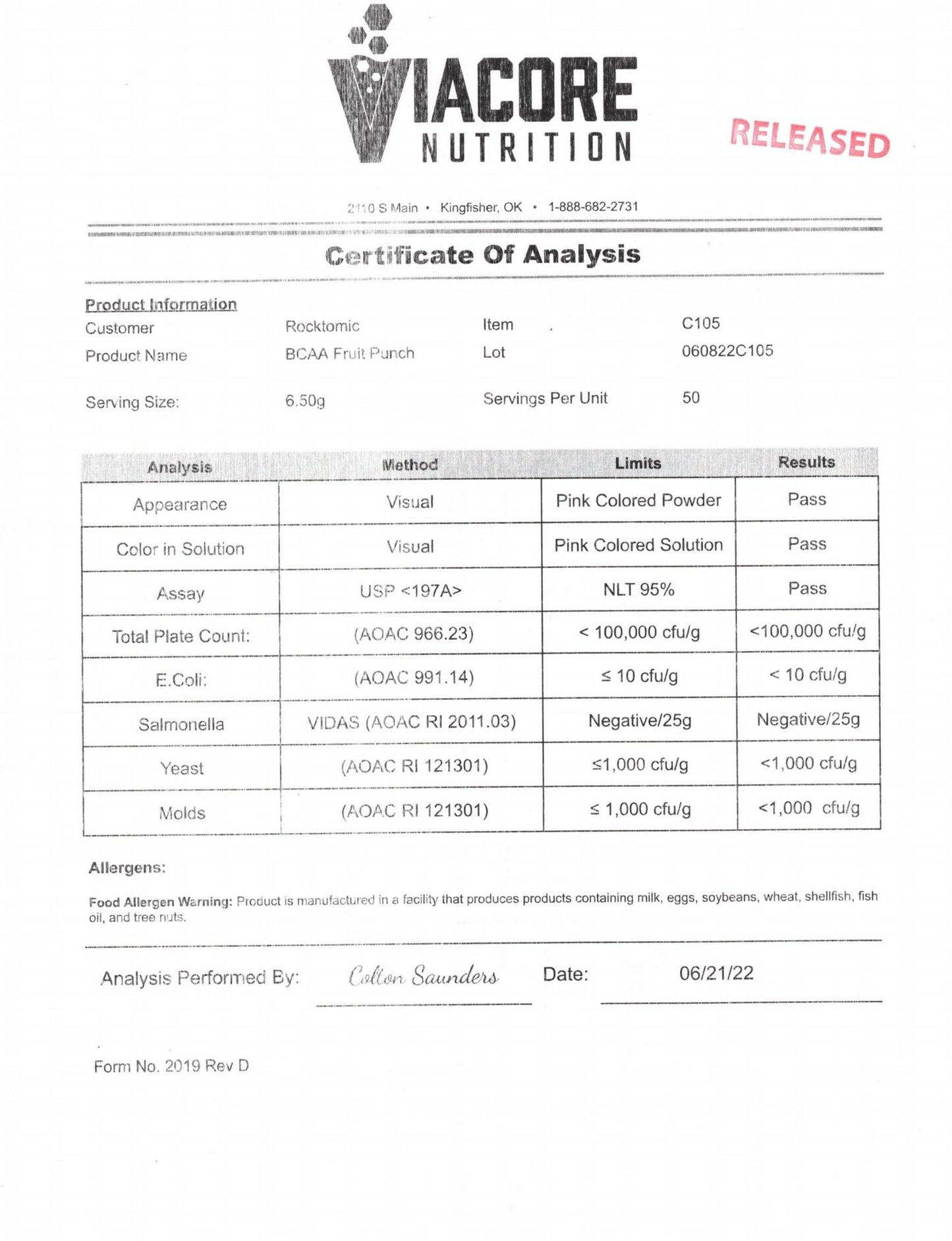 BCAA Blast (Fruit Punch)